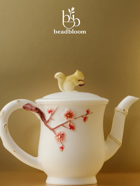 Pure Aroma Handmade Jade Porcelain Teapot