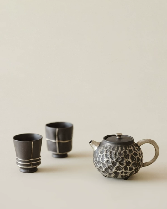 Silver Mist Japanese Tea Ceremony Set