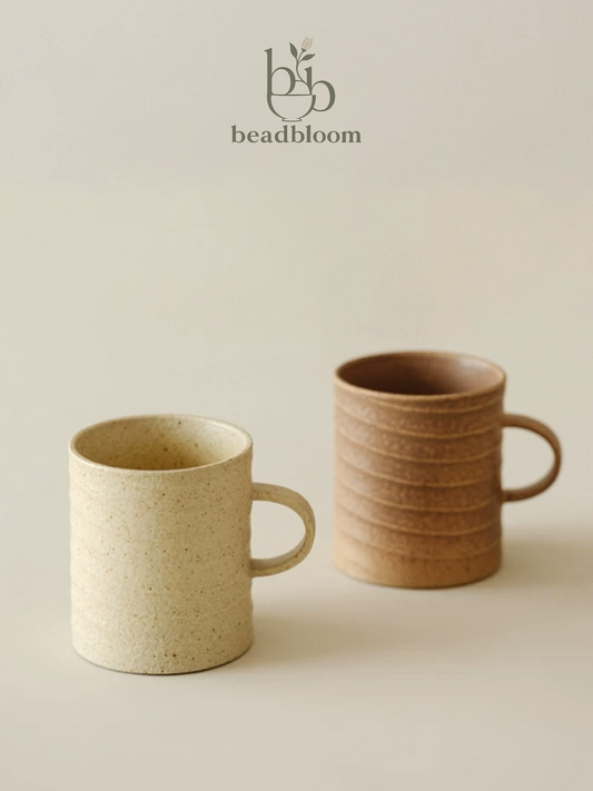 Caramel Oat Wabi Kiln-Glaze Mug