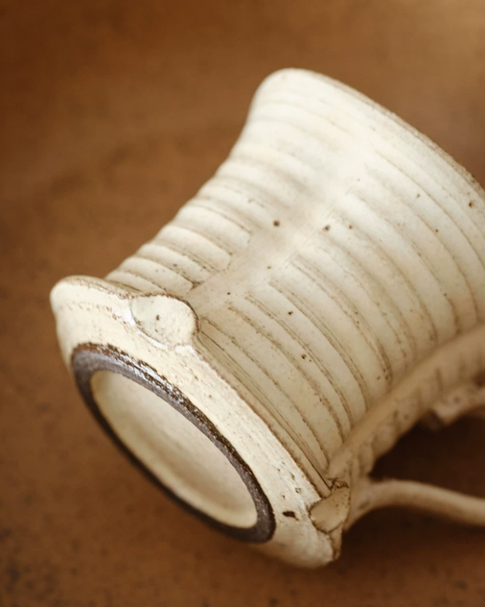 Mid-Century Rustic Artisan Coffee Cup